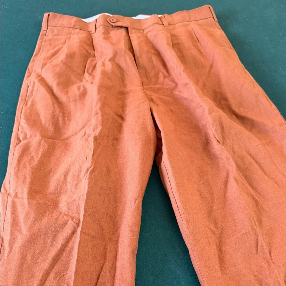 Men's Classic Orange Chinos.  CAJA.‎ # 2 B